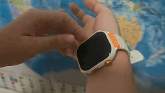 hug宝护光X8青少年电话手表之体验MG不朽情缘可换电操作续航不断Bae(图12)